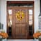 22" Unlit Autumn Harvest Artificial Maple Leaves Thanksgiving Wreath